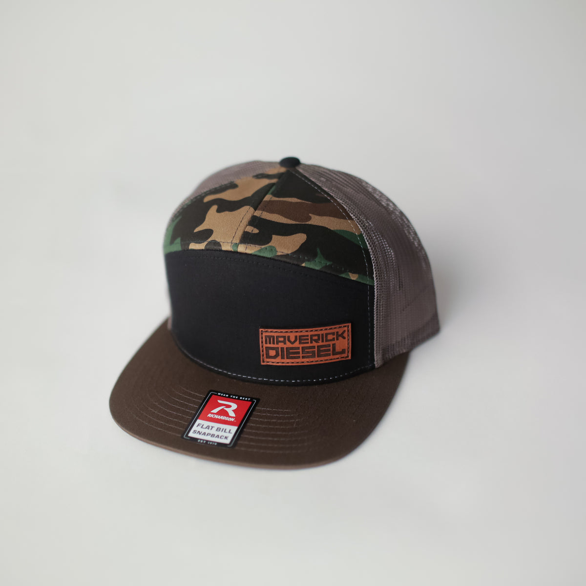 Maverick Diesel Flat Bill Camo Hat